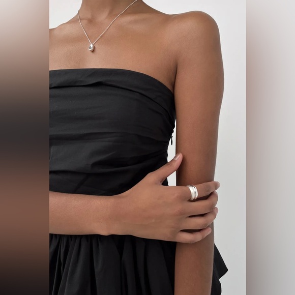 OAK + FORT brushed and shine ring set, 14k gold, 6 - Picture 4 of 5